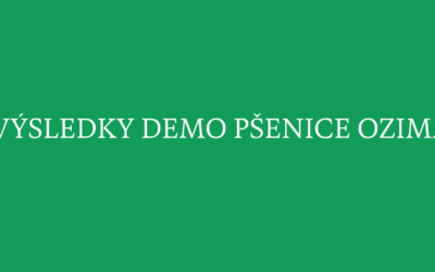 VÝSLEDKY PŠENICE OZIMÁ DEMO 2025